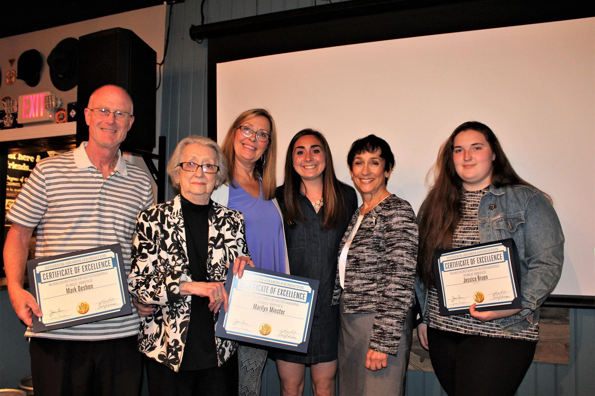 Mayor Polly Sierer group photograph